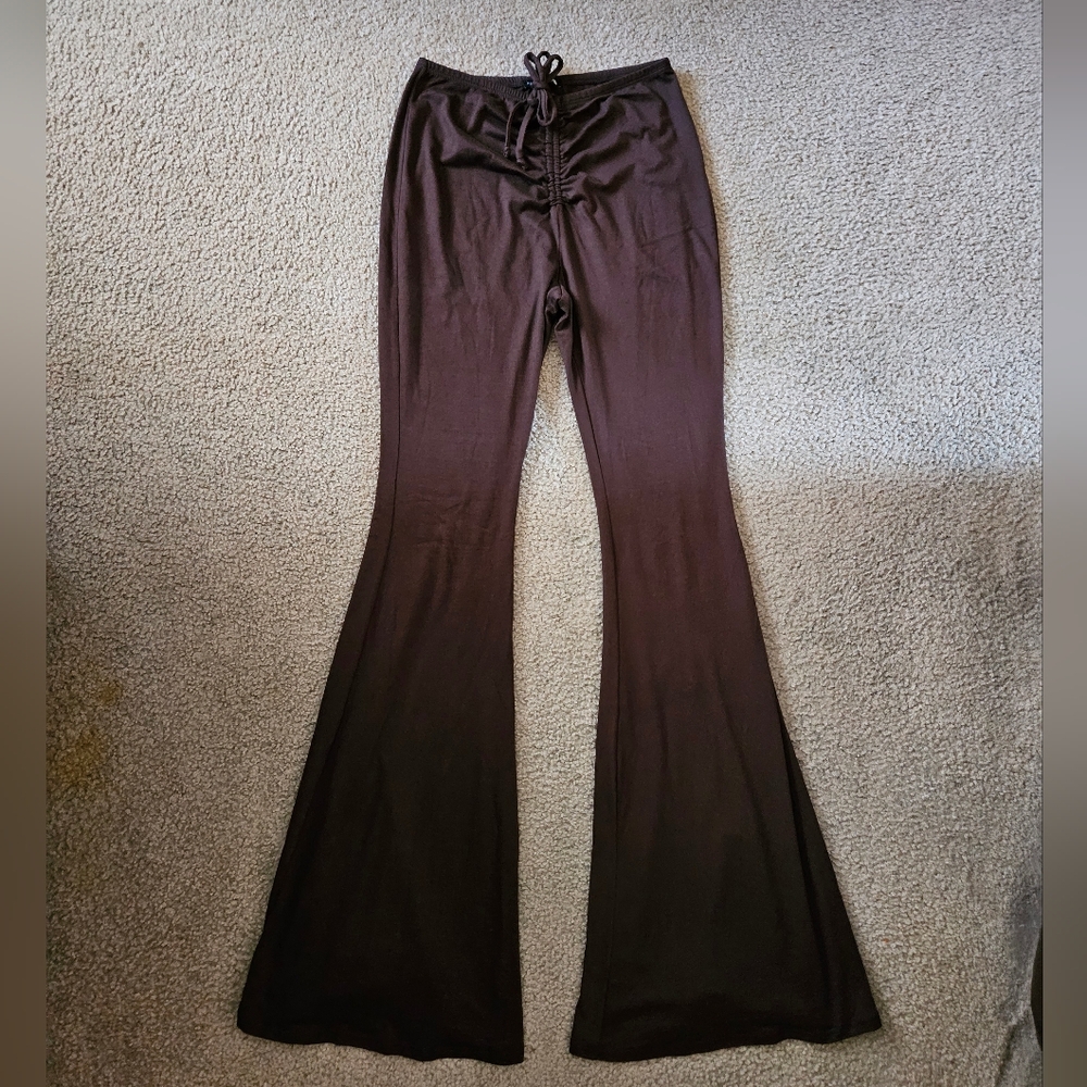 Fashion Nova Brown Bellbottoms